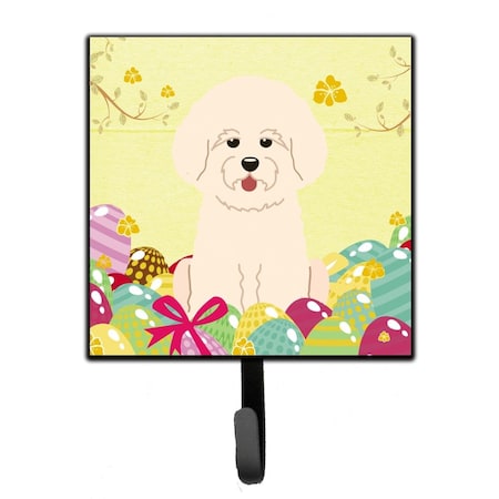 Carolines Treasures Easter Eggs Bichon Frise Leash or Key Holder BB6075SH4